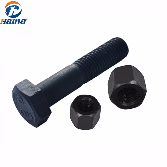 HDG / 중공업용 단순 육각 볼트, ASTM A325 탄소강/스테인리스강